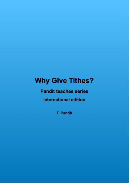 Why give tithes